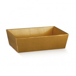 Dėžutė - padėklas / auksinė (1 vnt./230x170x80 mm.) - 1