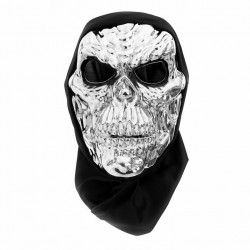 Kaukė "Skeletas" / sidabrinė (1 vnt.) - 2