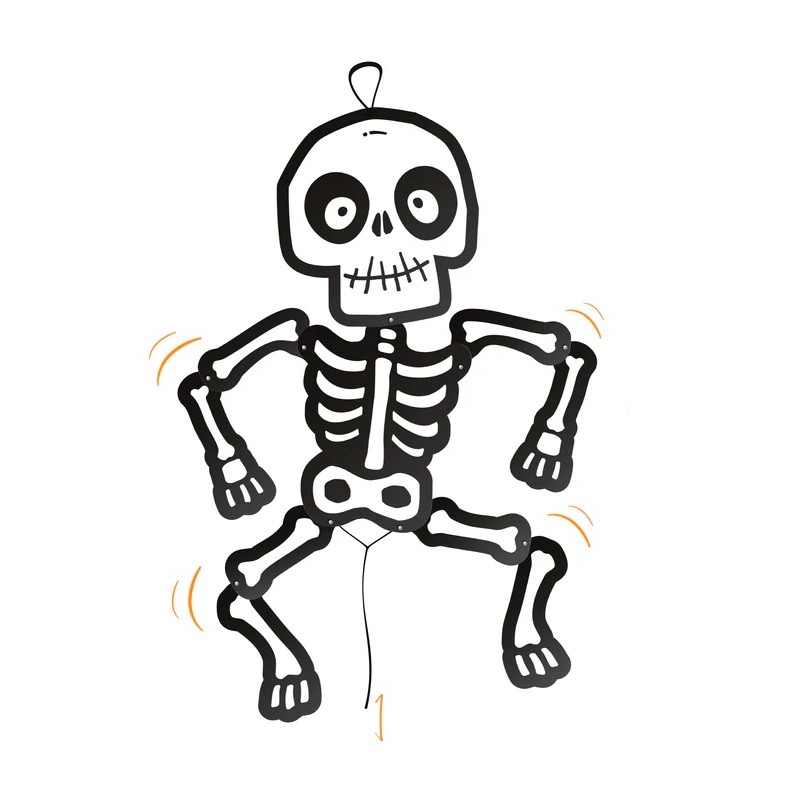 Dekoracija "Skeletas" (85 cm) - 2