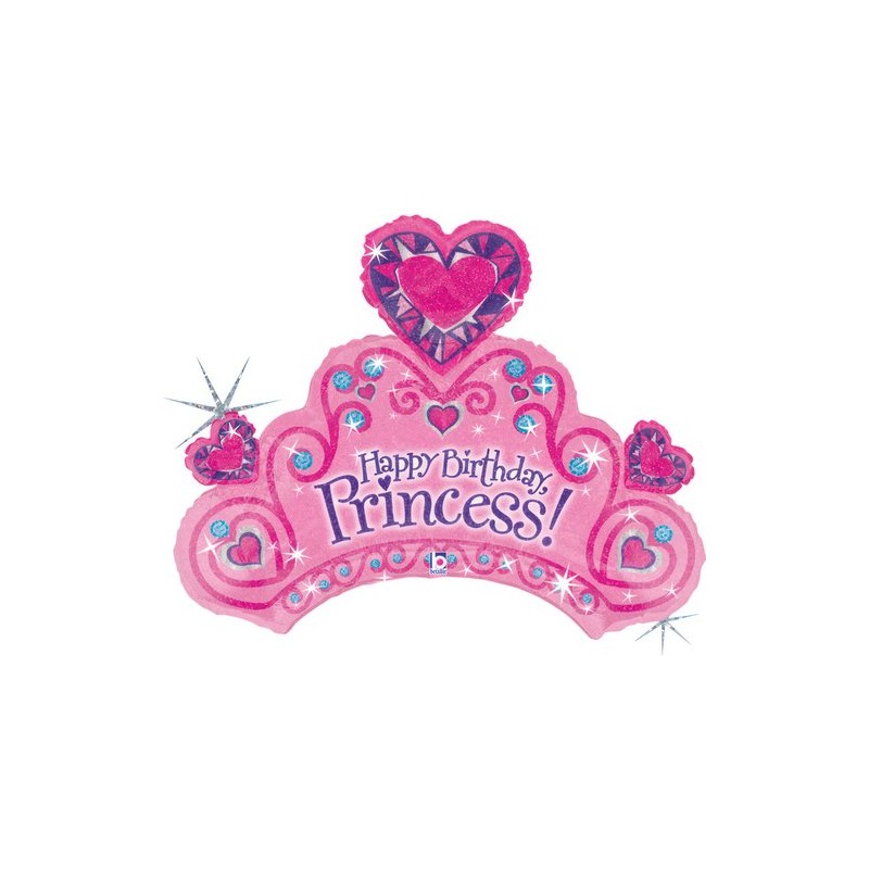 Folinis balionas "HB princesės karūna" (31" 79 cm.) - 1